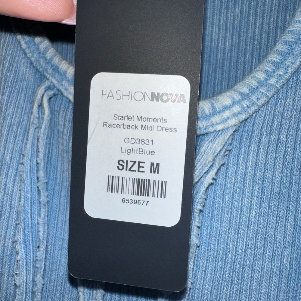 NWT- Racerback Midi - Light Blue - Picture 3 of 7